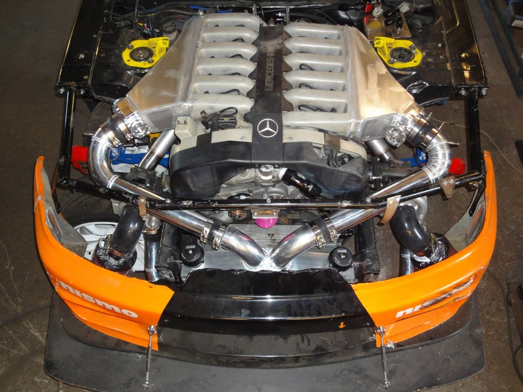 Meet The V12 Mercedes Benz Powered R33 Skyline Drift Car