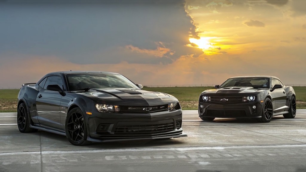 Hennessey Z28 Camaro vs Hennessey ZL1 Camaro Drag Race ...
