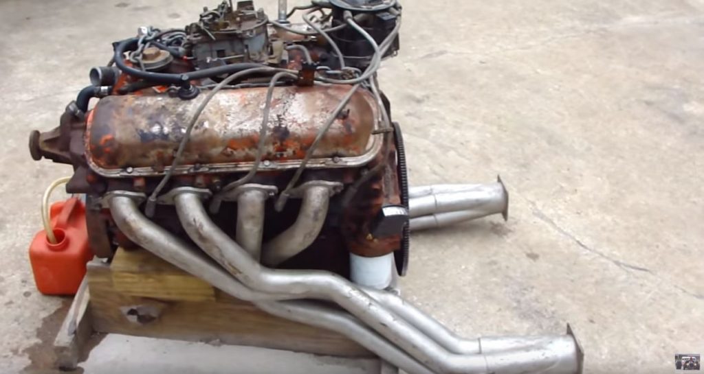 454 Chevy engine that’s been sitting for 10 years starts right up and