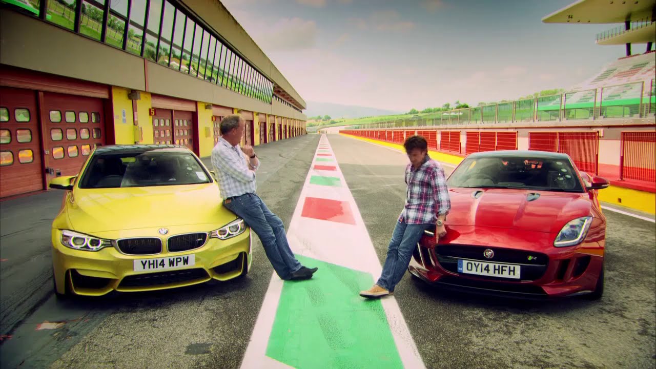 binde prøve twinkle Top Gear memories: BMW M4 vs. Jaguar F Type Coupe V8 – GT Speed