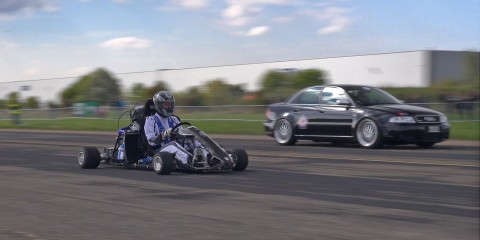 Go kart with superbike engine