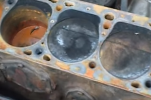 Crank over a rusty seized engine